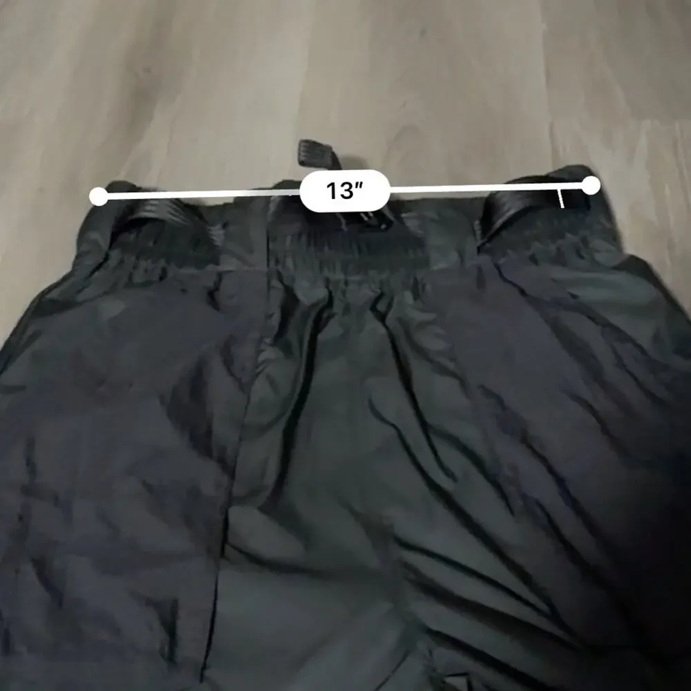 Nike‎ Tech Pack Woven Belted Black & White Swoosh Jogger Pants Size S